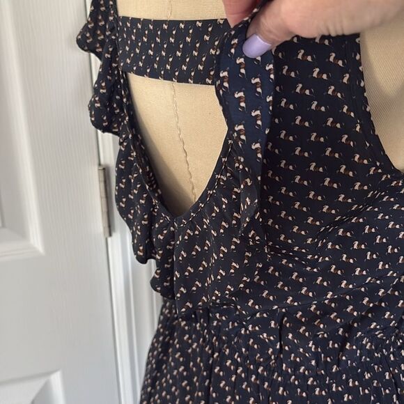 THML Navy Blue Midi Dress Size S - Picture 9 of 15